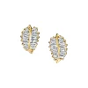 Yellow Gold Small Palm Leaf Studs